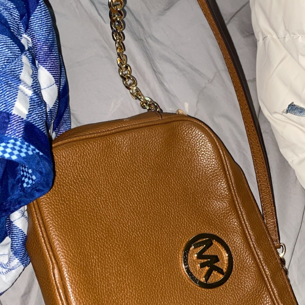 Brown MK crossbody bag